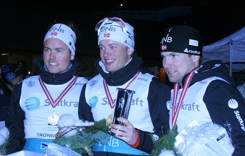 Dag Erik Kokkin, Tarjei Bø og Rune Brattsveen. Foto: Thea Gunnes